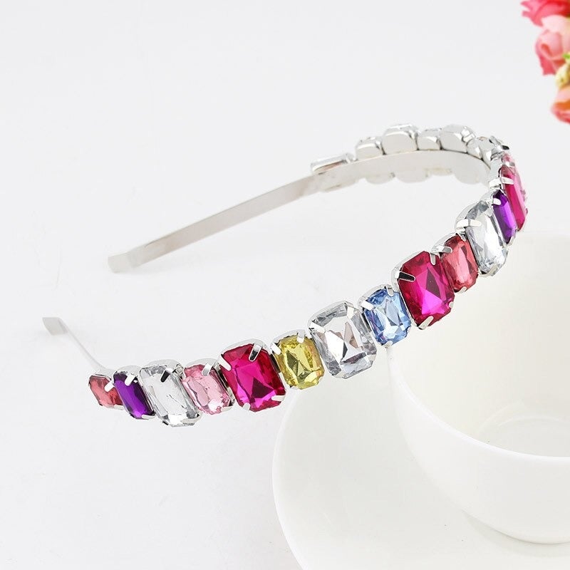 pink strass headband