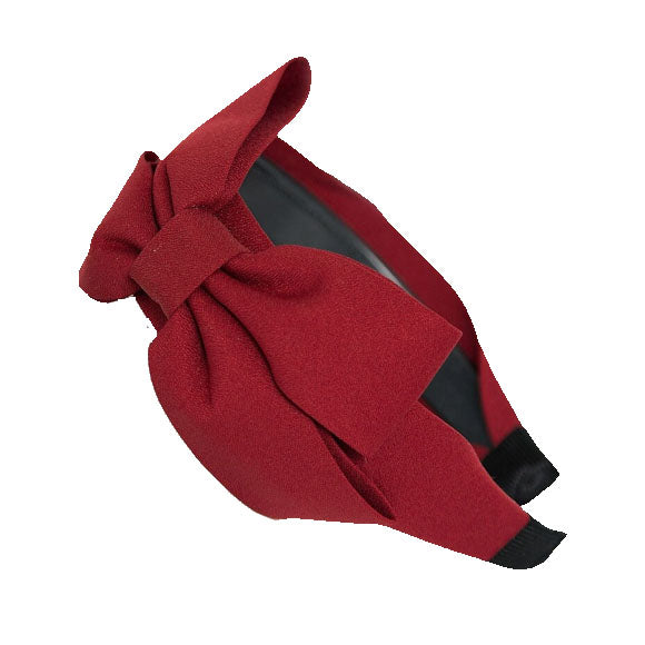 Red bow headband