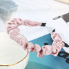 satin scrunchie headband