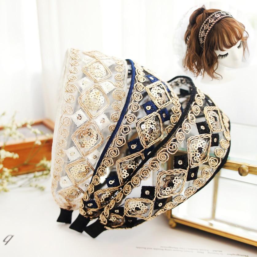 sequins headband designer