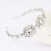 silver headband wedding