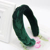 velvet green headband