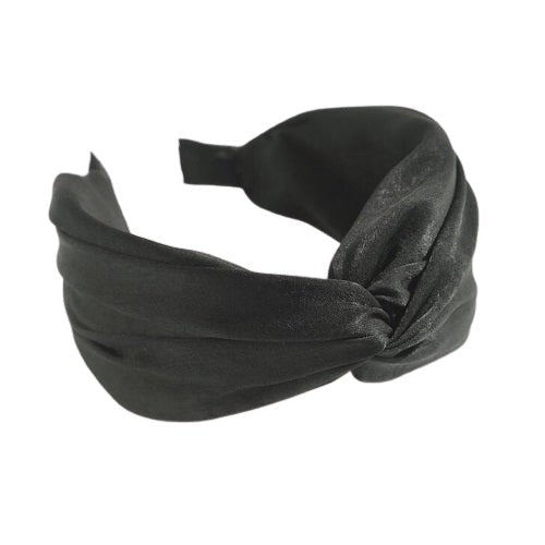 velvety black headband