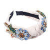 white designer headband