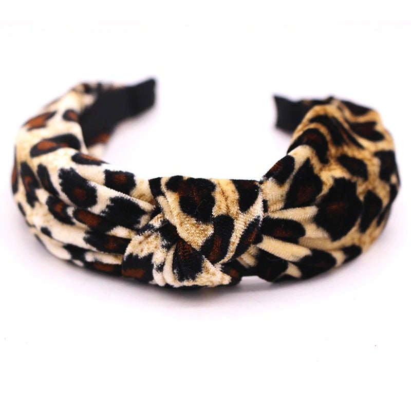 womens leopard headband