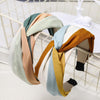 Yellow and blue headband