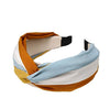Yellow and blue headband