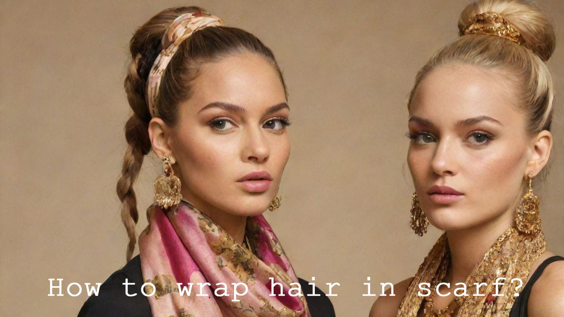 how to wrap hair in scarf 