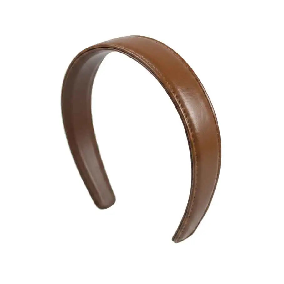 Coach leather headband