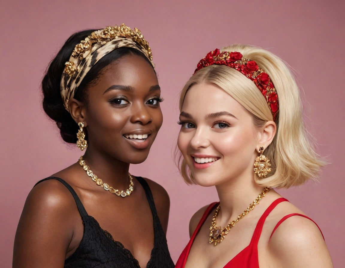 Elegant headband for black tie event