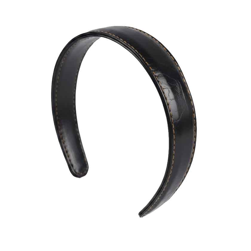 Faux leather headband