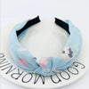 Floral print headband