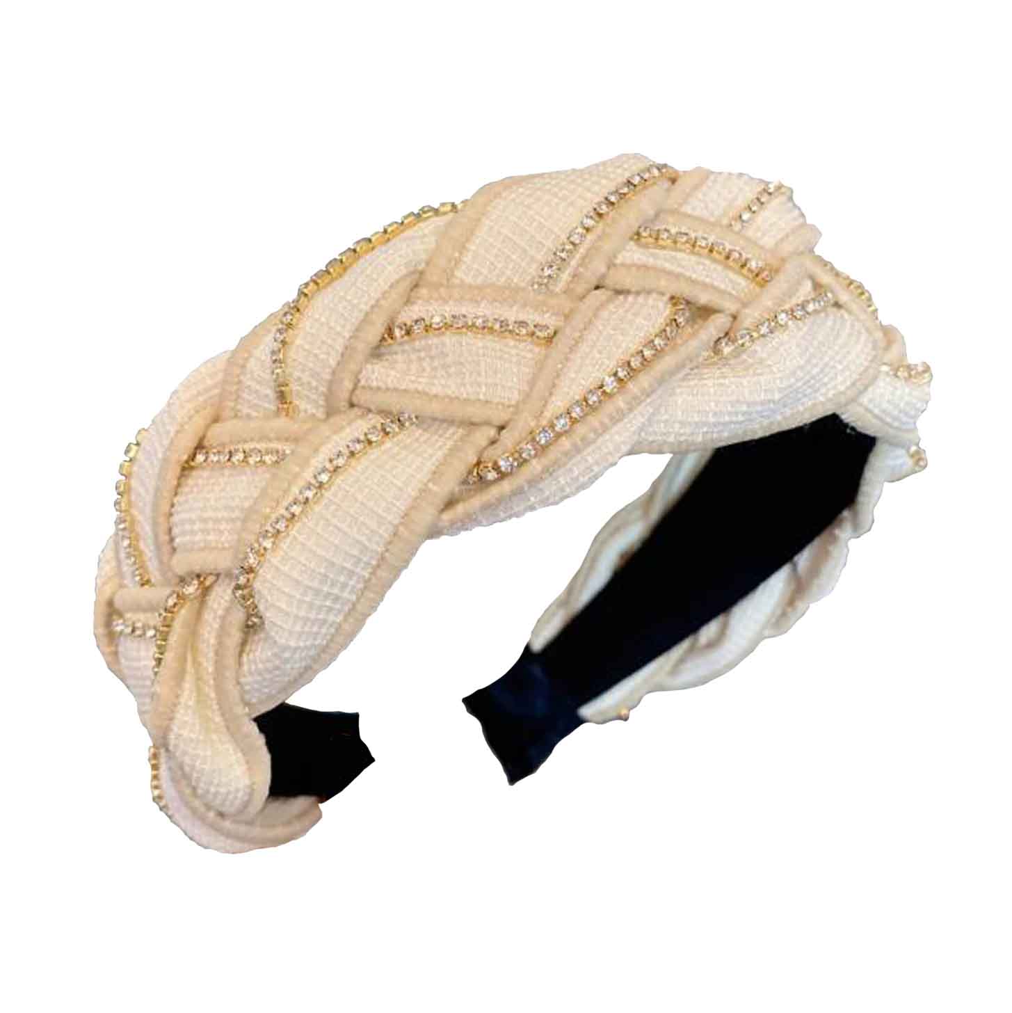 Gold braided headband