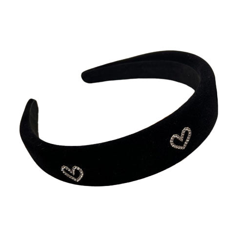 Headband with hearts