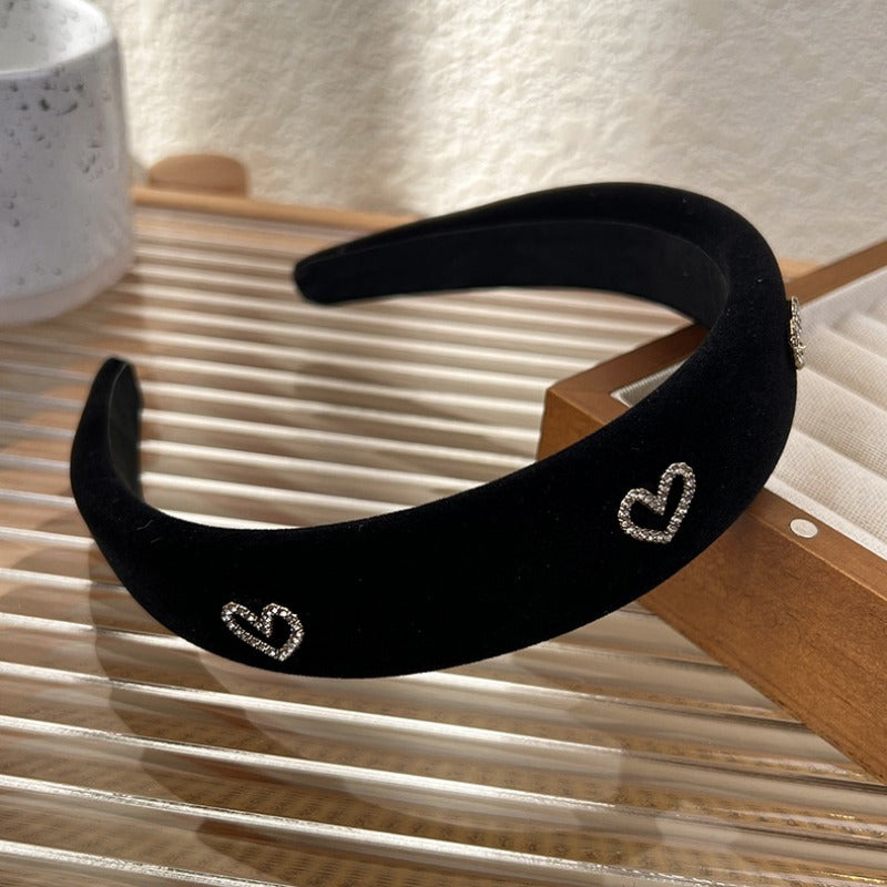 Headband with hearts