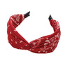 Red bandana headband