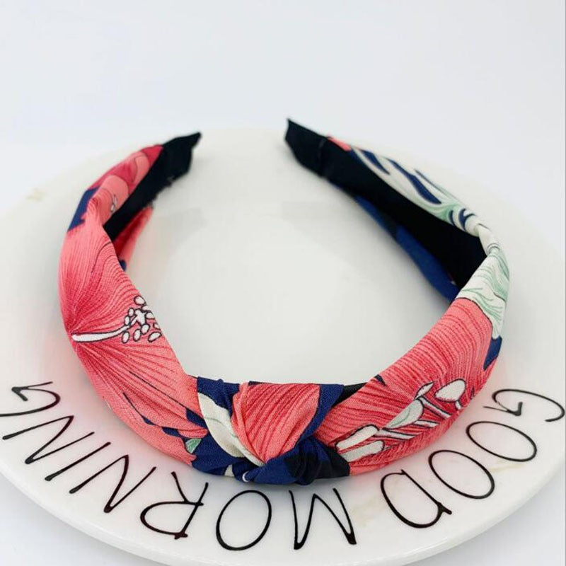 Tropical floral headband