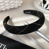 black n white wool headband