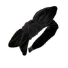 Black Velvet knot headband