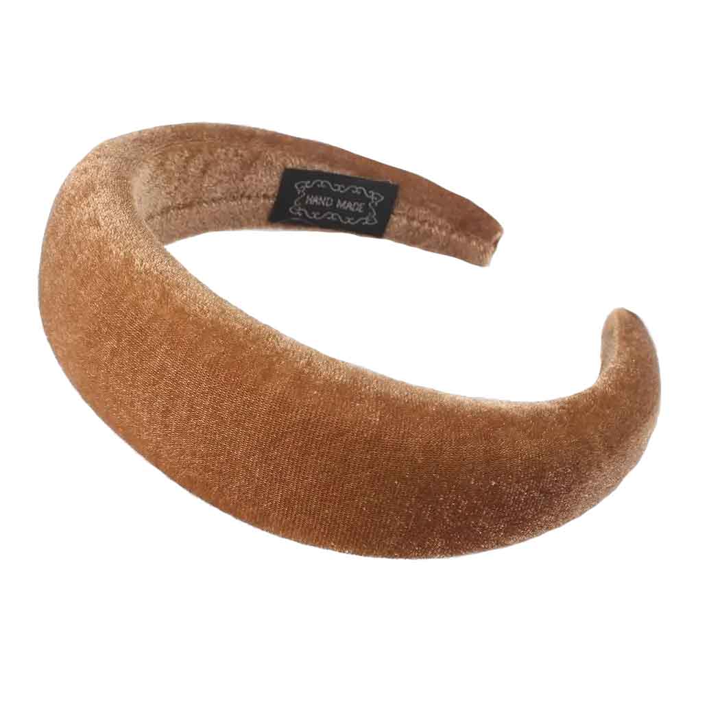 Brown padded headband