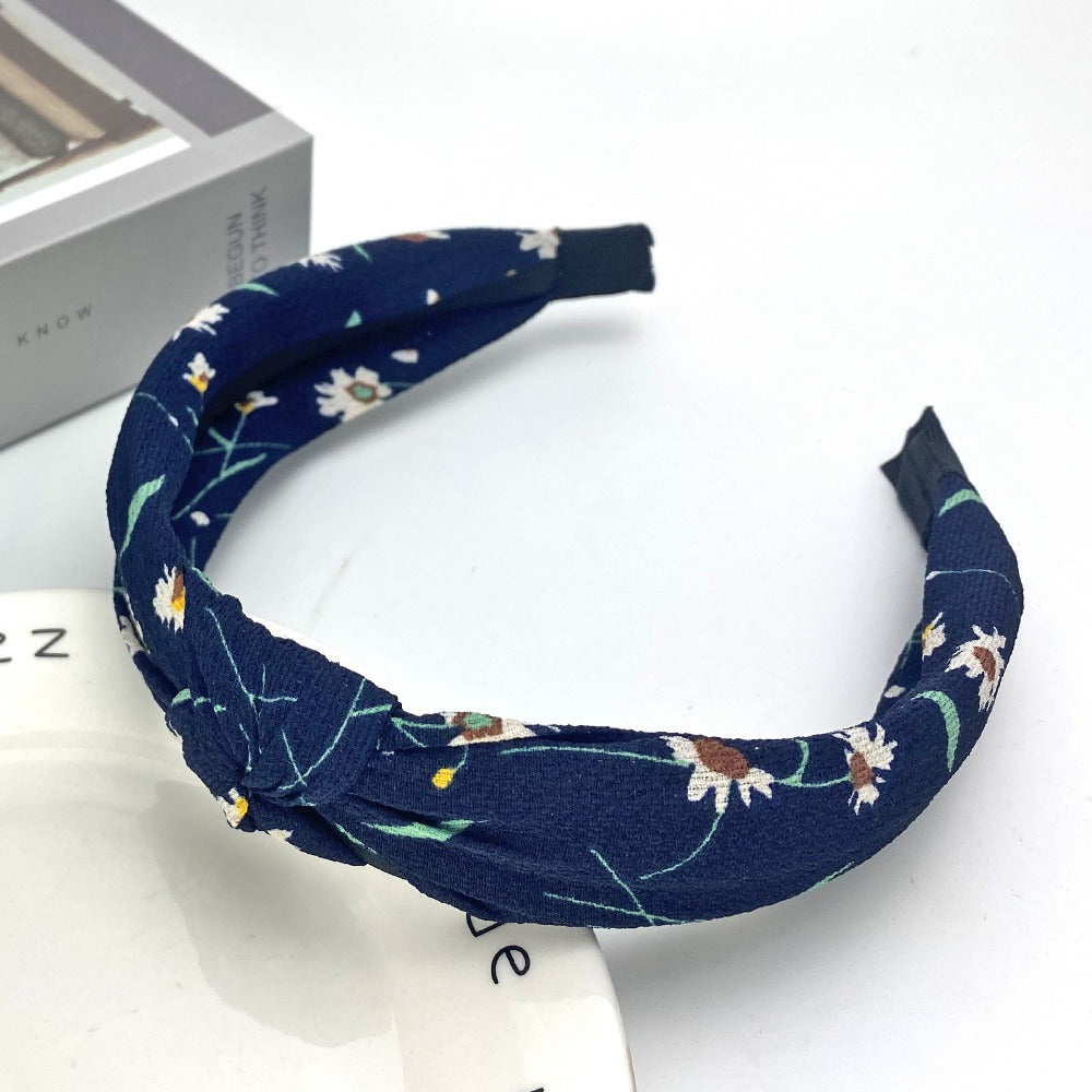 floral bow headband