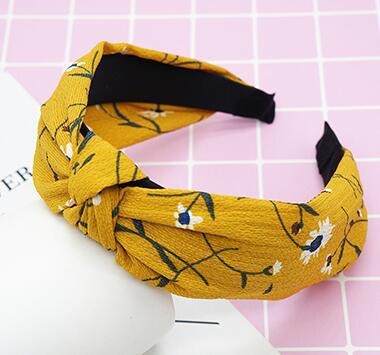 Floral knot headband