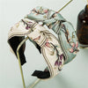 flowered embrodery headband