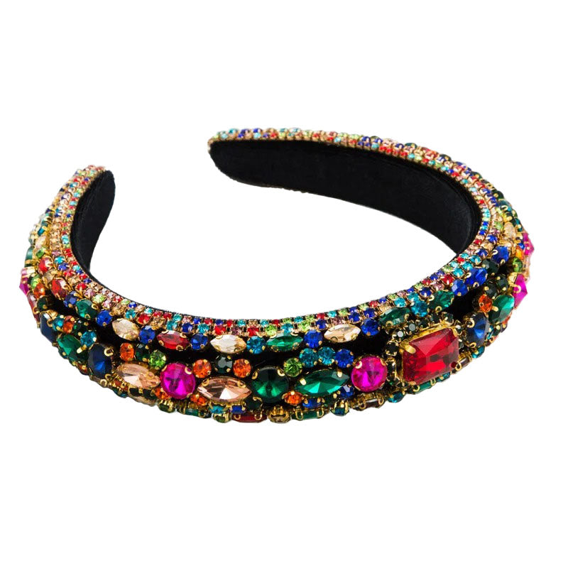 Headband with rhinestones