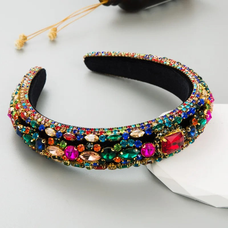 Headbands with rhinestones