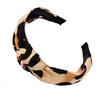 Leopard knot headband