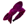 Purple knot headband