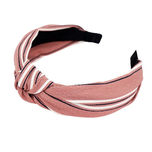 black and pink headband