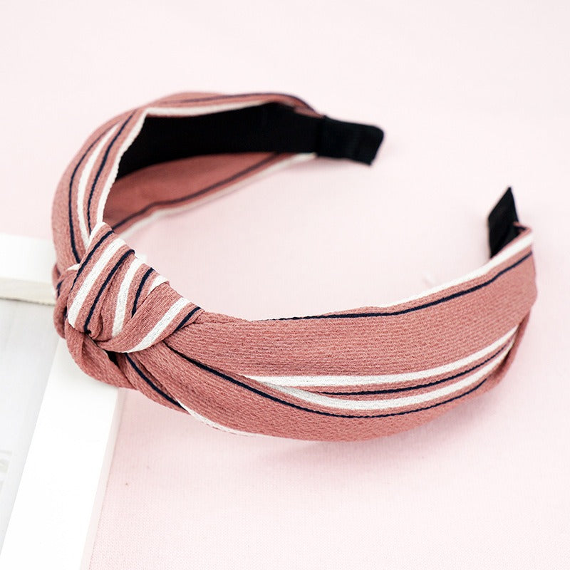 black and pink headband