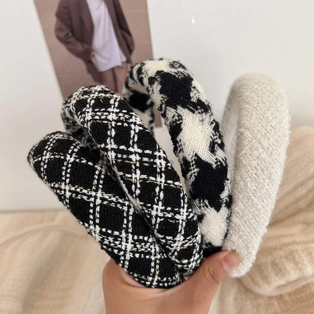 Tweed hair accessoirize