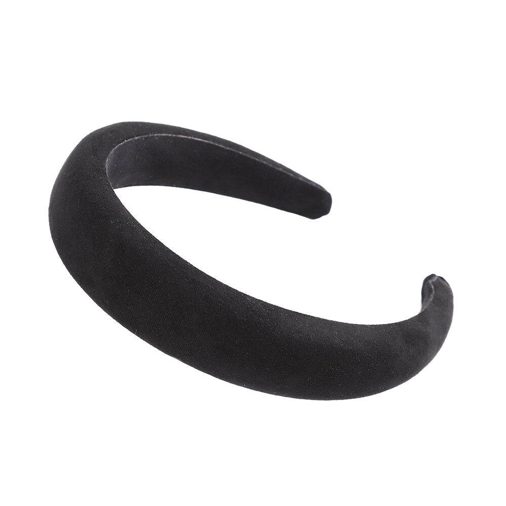 Basic black headband