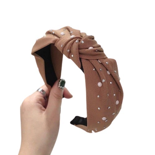 Bead embellished headband