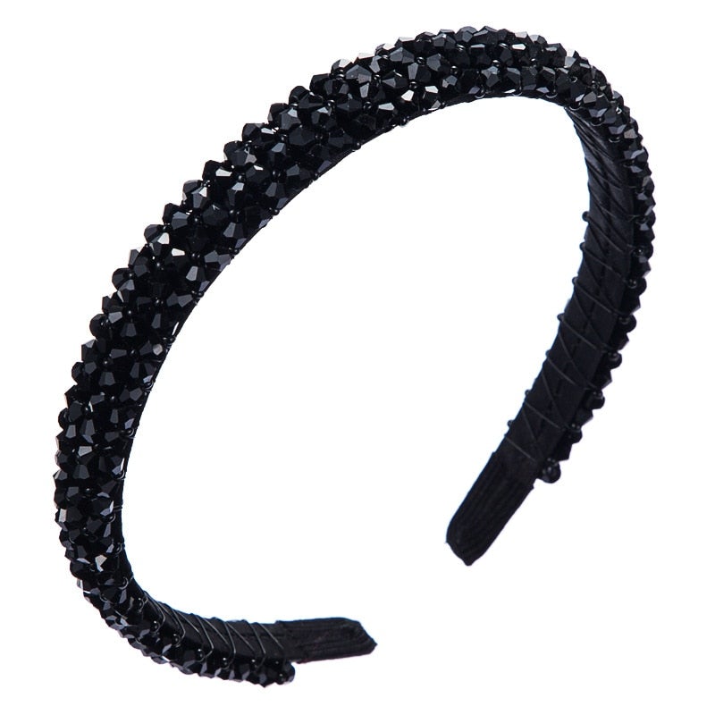 Black sparkly headband