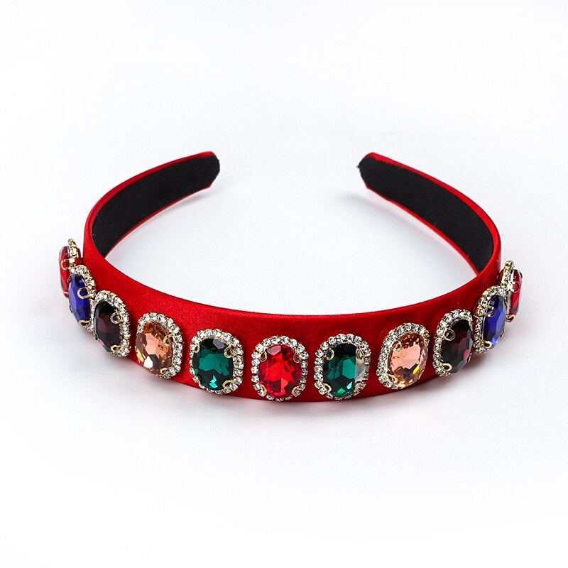 Crystal bead headband