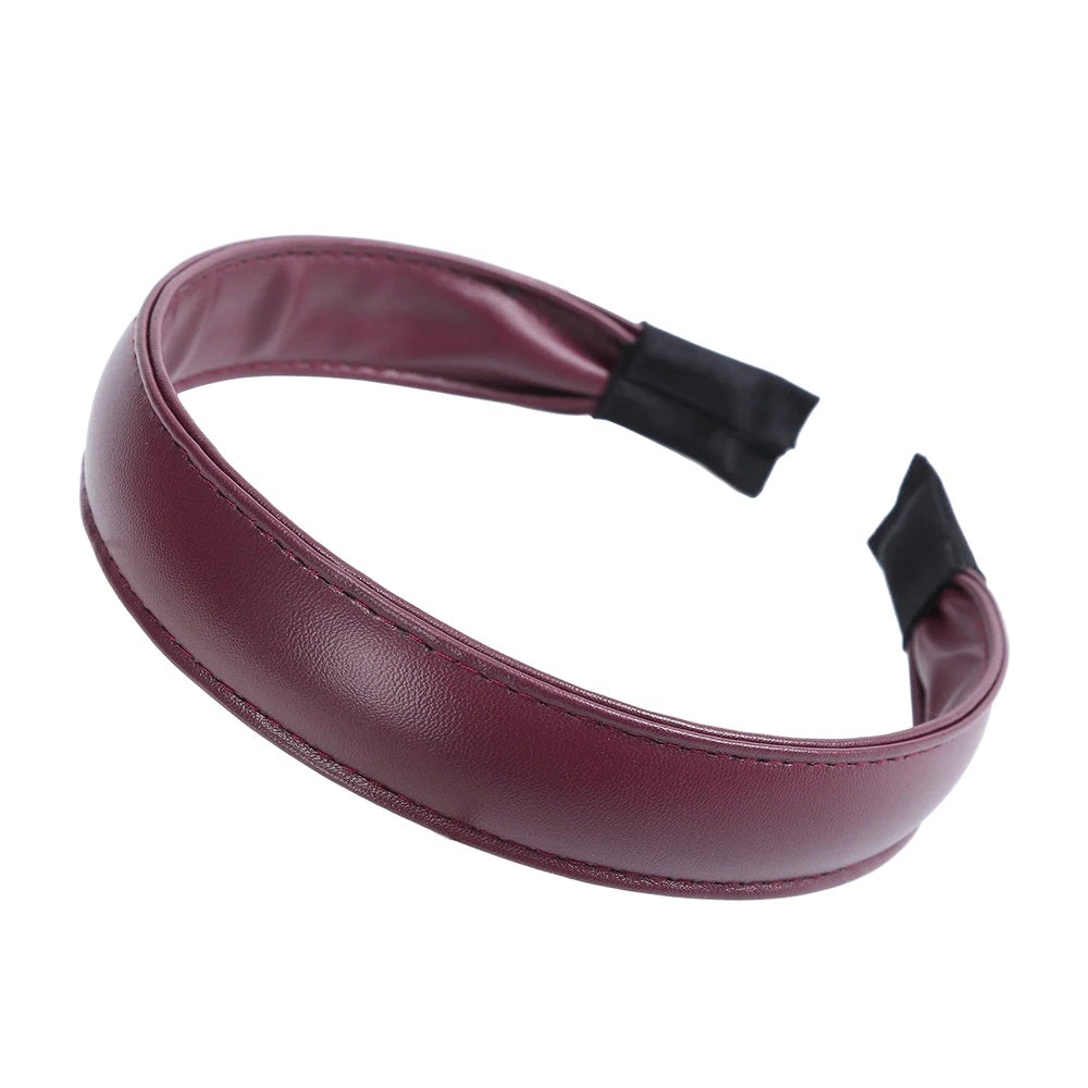 dark red headband 