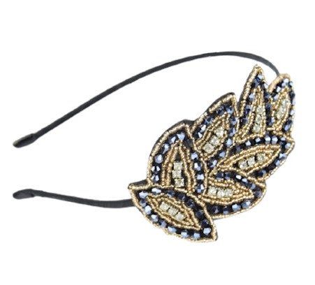 feather headband gatsby 