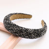 Gray knit headband