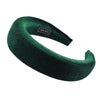 green velvet headband