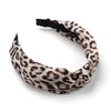 leopard knot headband