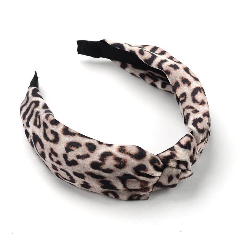 leopard print headband 