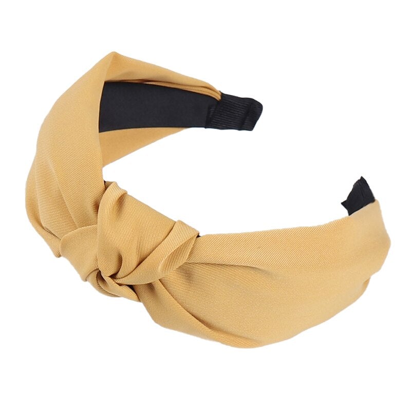 Pastel yellow headband
