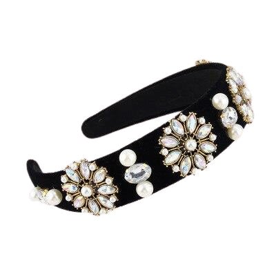 Pearl flower headband