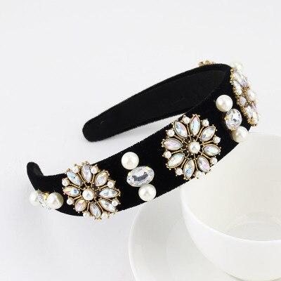Pearl flower headband