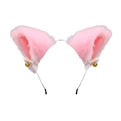pink fur headband 