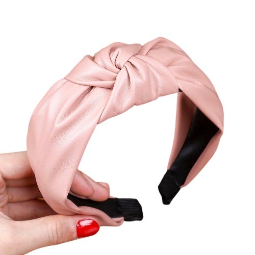 Pink knot headband
