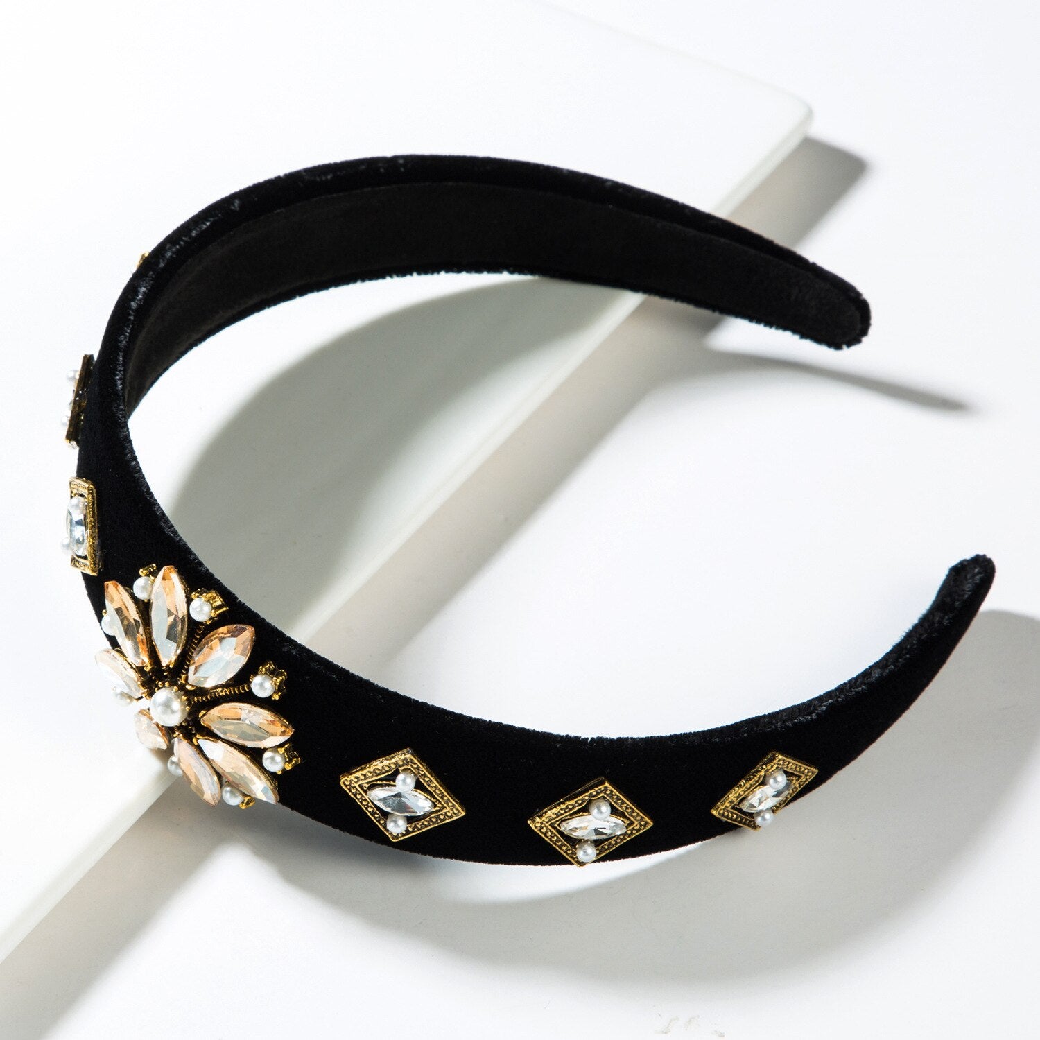 Side flower headband